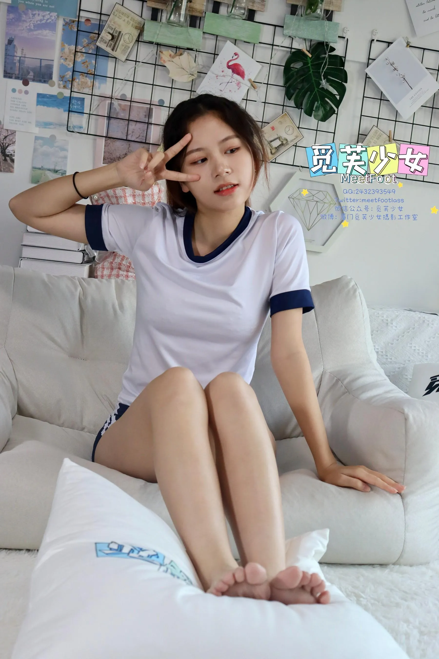 [觅芙少女]NO.006 初夏微风中扬起的马尾，是青春里最美的记忆 [133P]插图2